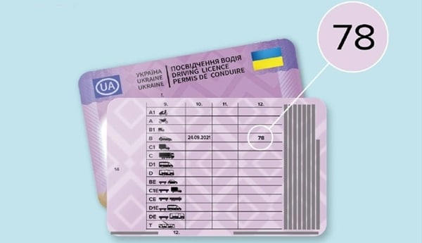 Посвідчення водія автоматична коробка передач