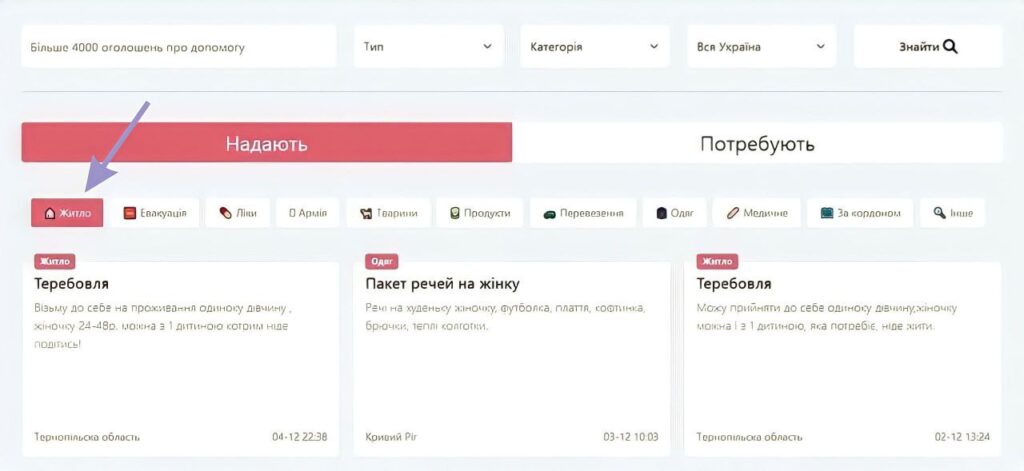 Потреба пошук