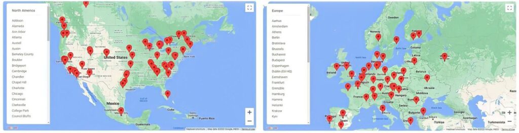 Google у США та Європі