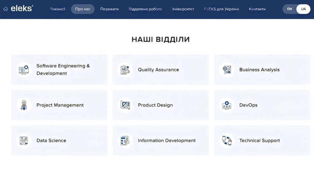 навчання в ELEKS