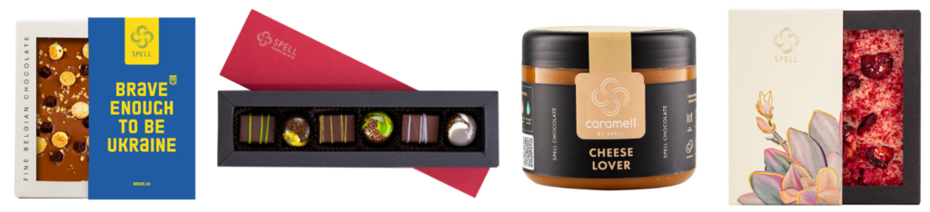 Spell Chocolate - український крафтовий шоколад, сети цукерок, карамель та горіхові пасти