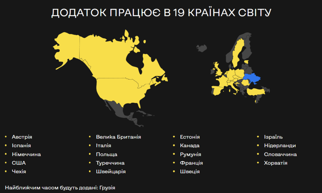 Українці за кордоном - застосунок для допомоги