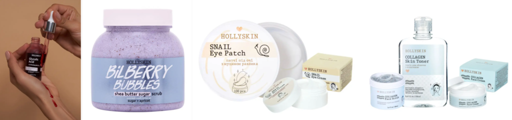HOLLYSKIN - українська доглядова косметика з натуральних компонентів