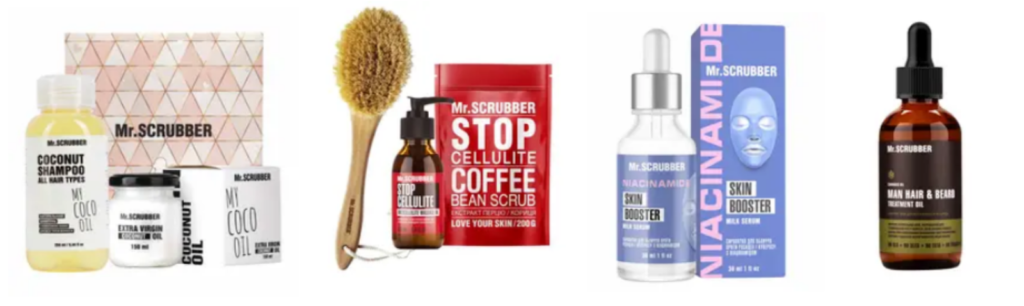 Mr.Scrubber - українська доглядова косметика для чоловіків, жінок та підлітків
