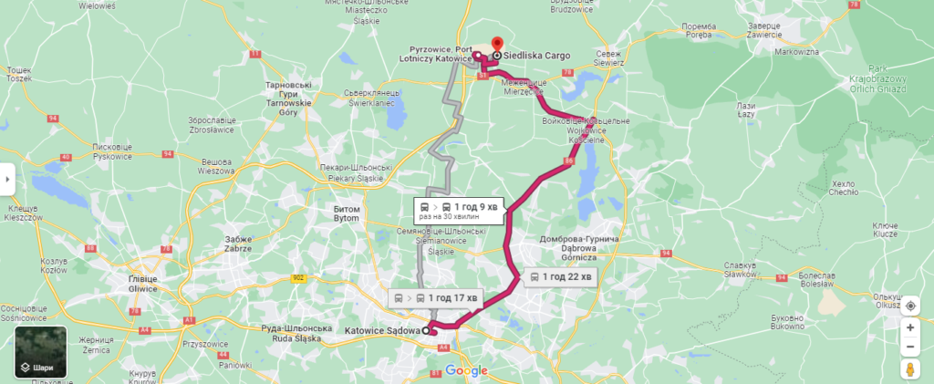 Аеропорт Катовіце. Маршрут лінії М11. Як доїхати у 2023 році