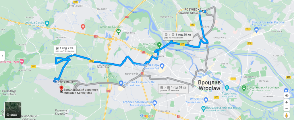 Аеропорт Вроцлав. Маршрут автобусу №129. Як доїхати в 2023 році
