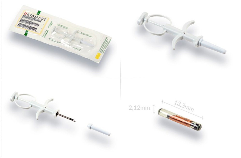 Стандартні голка та імплантатор