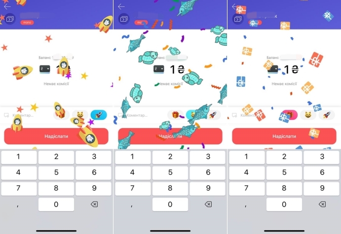 Оплата та персилання грошей через Моно