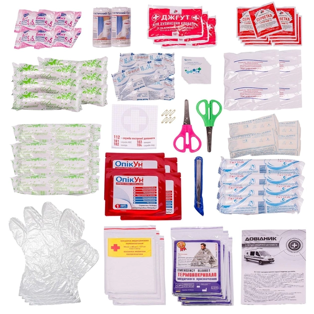 Стандартна автомобільна аптечка склад АМА-2
