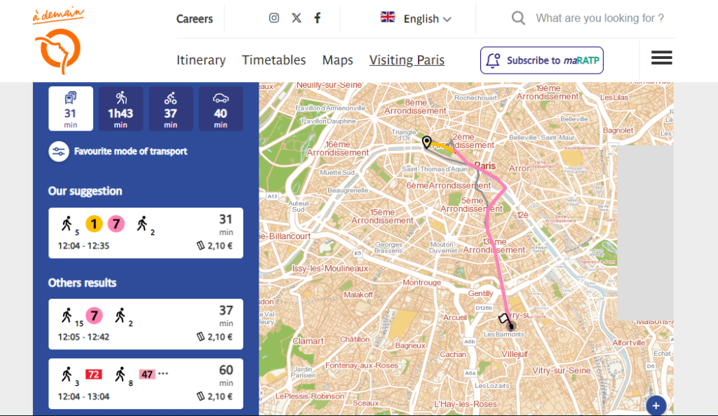 Транспорт Парижа: як прокласти маршрут