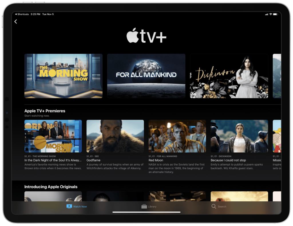 Дивитись прем'єри на Apple TV