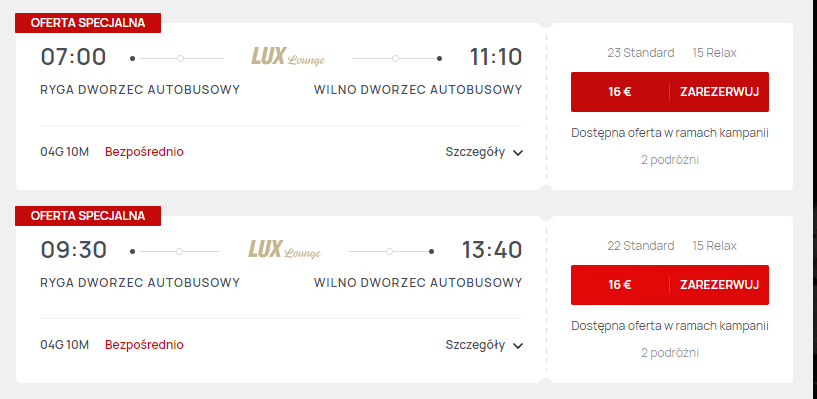 Lux Express: акційні квитки