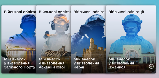 військові облігації в Дія