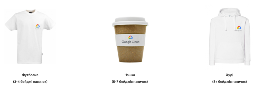 Призи за бейджі у безкоштовному навчанні від Google