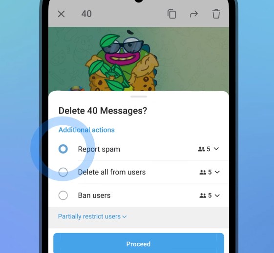 Масова модерація для груп у Telegram