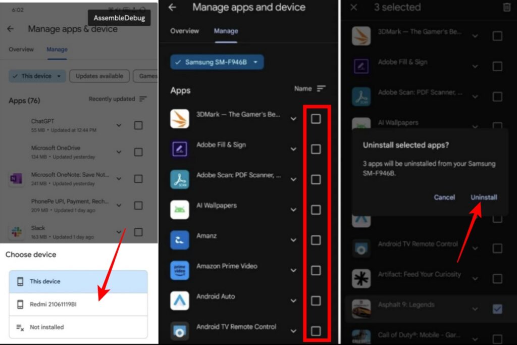 Як видалити програми з Play Market на іншому пристрої