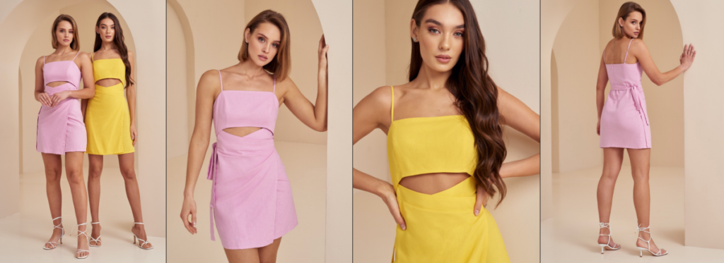 Коротка сукня від Vovk з льону 