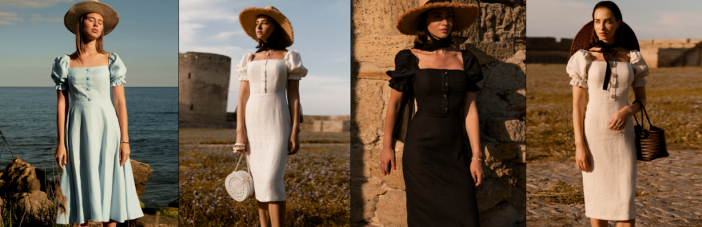 Літня сукня від Vivons з льону