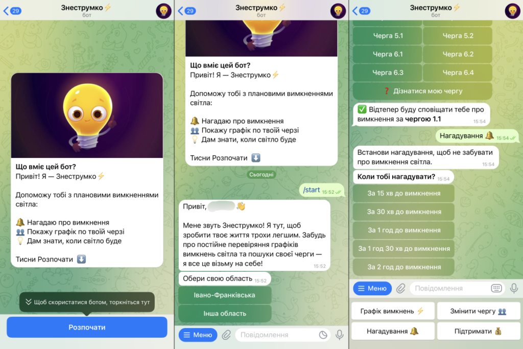 Telegram-бот Знеструмко