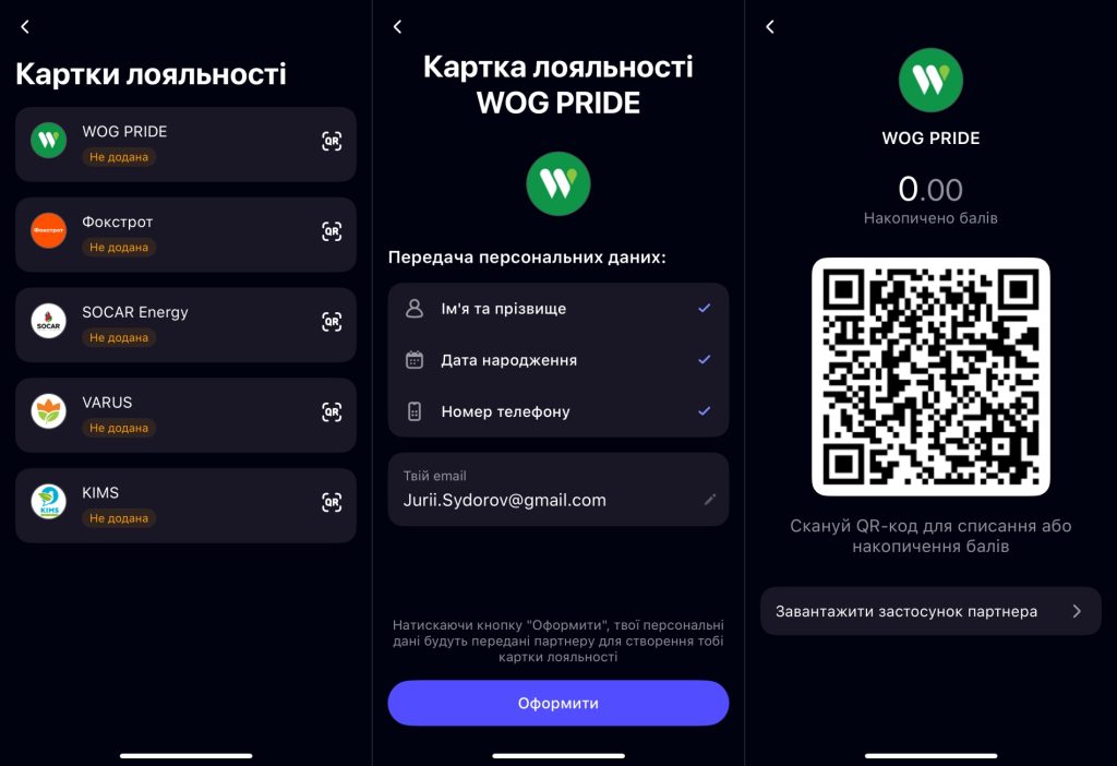 sens bank дисконтні картки