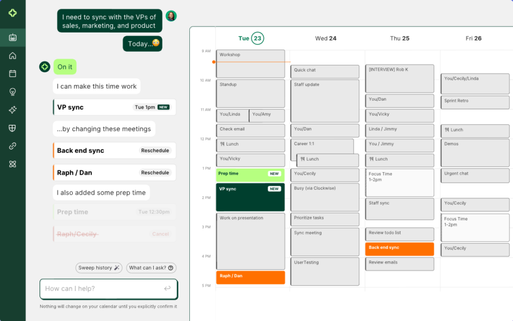 clockwise Штучний інтелект для бізнесу: ТОП-10 сервісів для підвищення продуктивності
