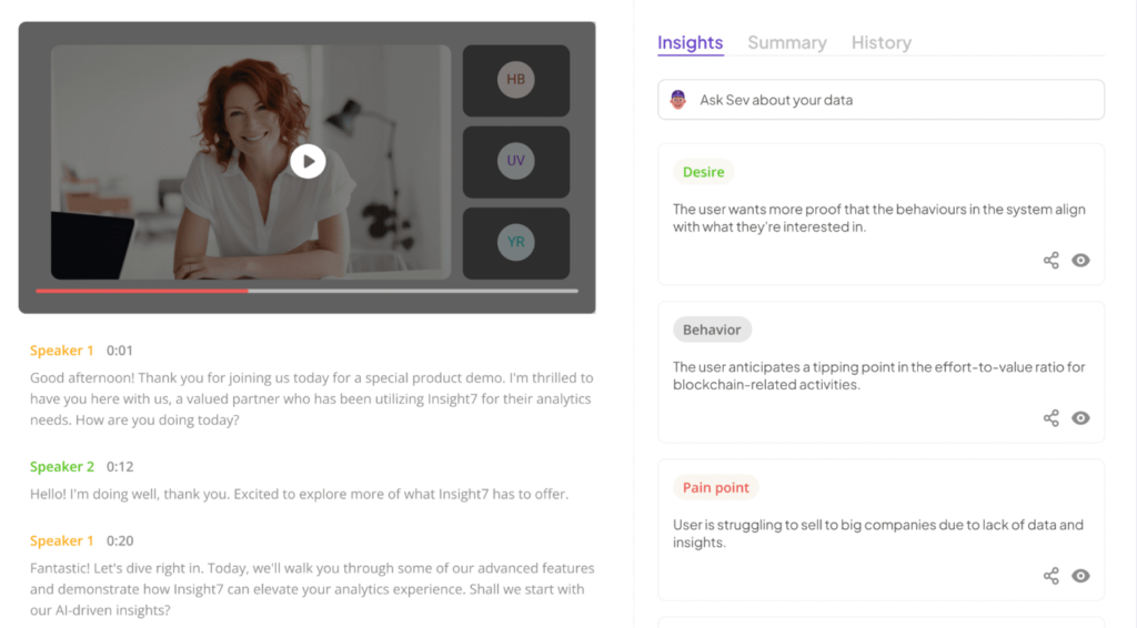 insight7 Штучний інтелект для бізнесу: ТОП-10 сервісів для підвищення продуктивності