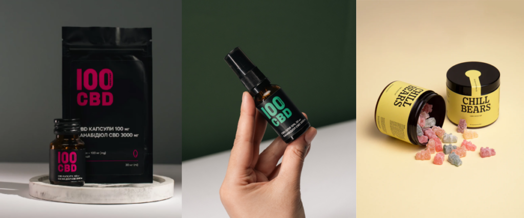 CBD-продукти (СБД, або ж канабідіол). Олія 100CBD. Желейки CBD і капсули CBD