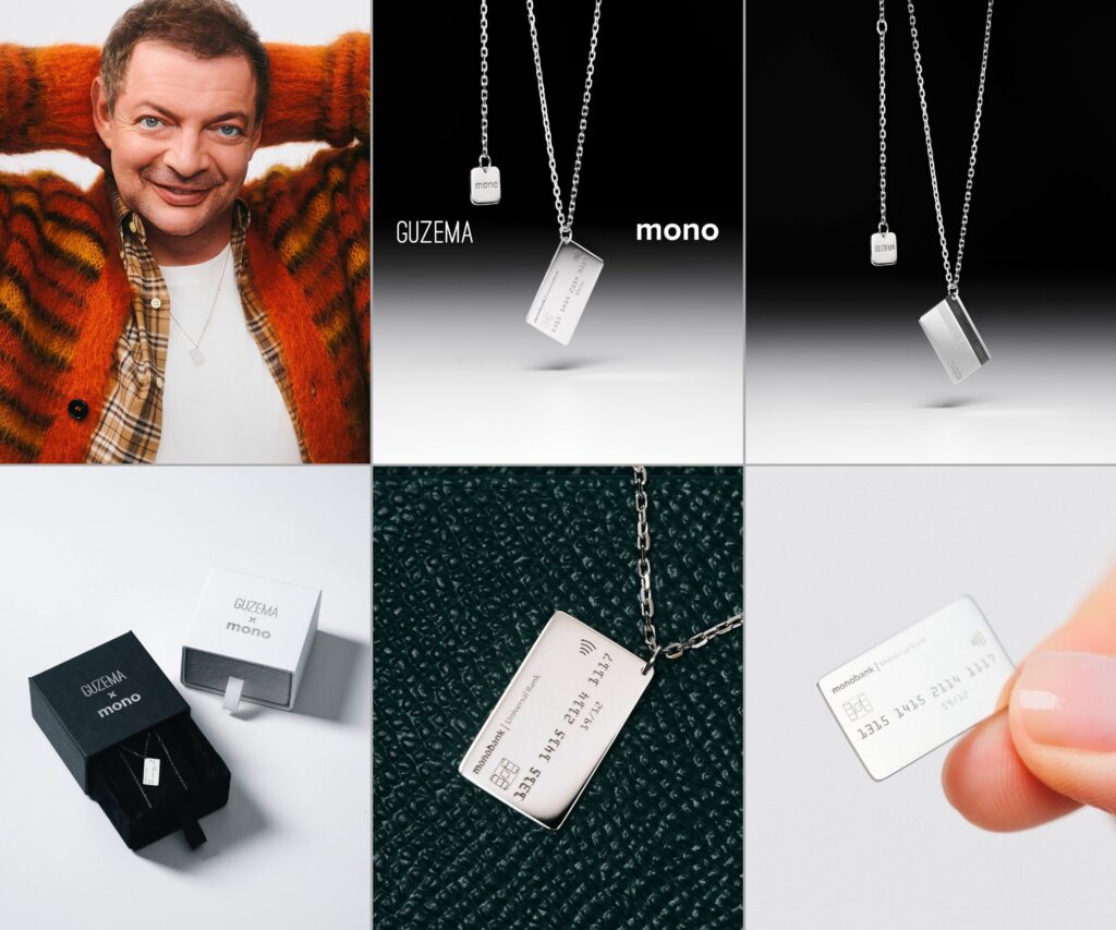 Guzema monobank Monobank випустив ювелірну картку спільно з брендом Guzema