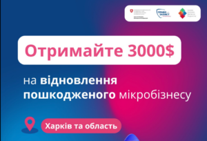 $3000 для відновлення бізнесу: грант для підприємців Харківщини