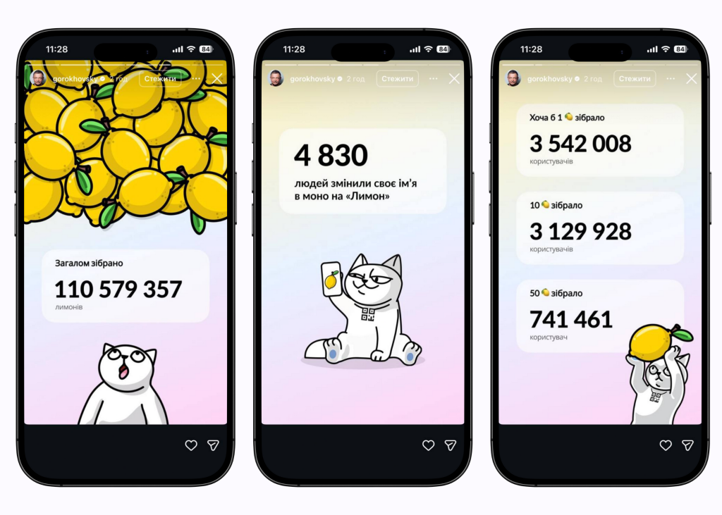 Результати пошуку лимонів у Monobank