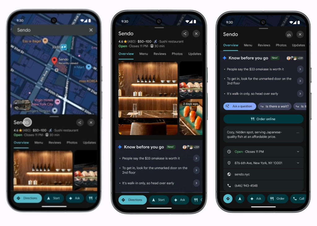 Нова функція Know before you go у Google Maps