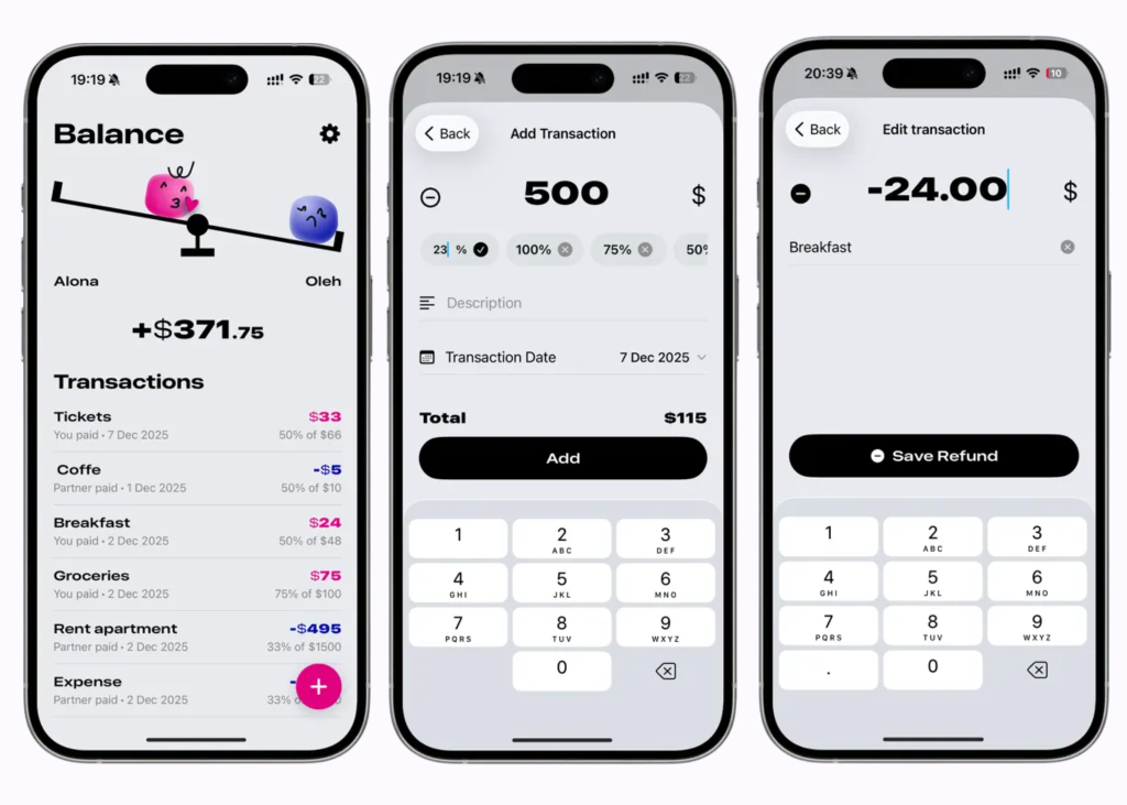 Balance – Couple Expenses
