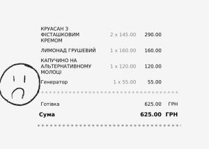 Спеціалісти пояснили, чому вказування послуг генератора в чеку кафе незаконне